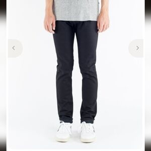 C.O.F. Studio Black Italian Denim Jeans M3 Reg Tapered 29